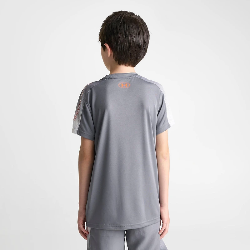 Boys' Big Kids' Under Armour Tech Sleeve T-Shirt