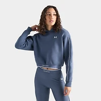 Women's Under Armour Piping Cropped Pullover Hoodie