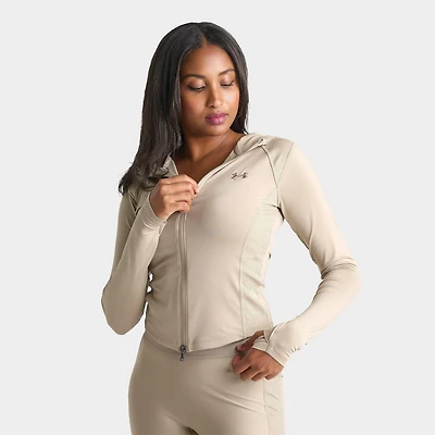 Women's Under Armour Rib Luxe Full-Zip Hoodie