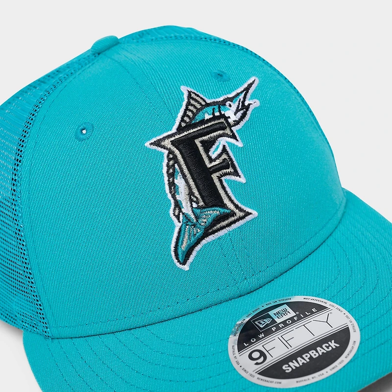 New Era Florida Marlins MLB Low Profile 9FIFTY Trucker Hat