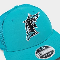 New Era Florida Marlins MLB Low Profile 9FIFTY Trucker Hat