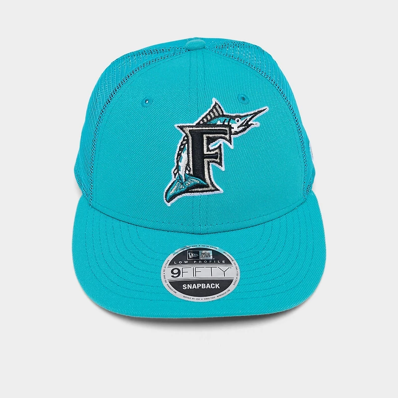 New Era Florida Marlins MLB Low Profile 9FIFTY Trucker Hat