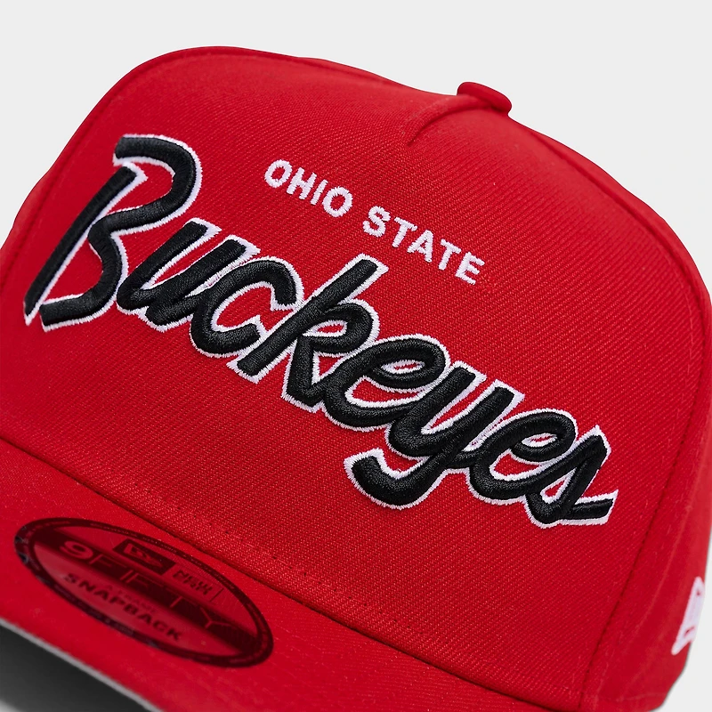 New Era Ohio State Buckeyes College 9FIFTY A-Frame Snapback Hat
