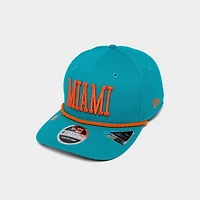 New Era Miami Dolphins NFL 9SEVENTY Rope Stretch-Snap Snapback Hat