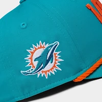 New Era Miami Dolphins NFL 9SEVENTY Rope Stretch-Snap Snapback Hat