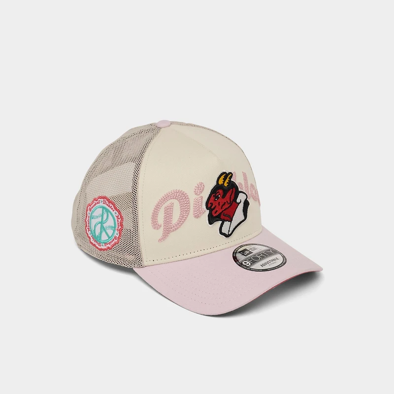 New Era Diablos Mexican League 9FORTY A-Frame Trucker Hat