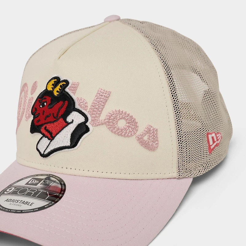New Era Diablos Mexican League 9FORTY A-Frame Trucker Hat