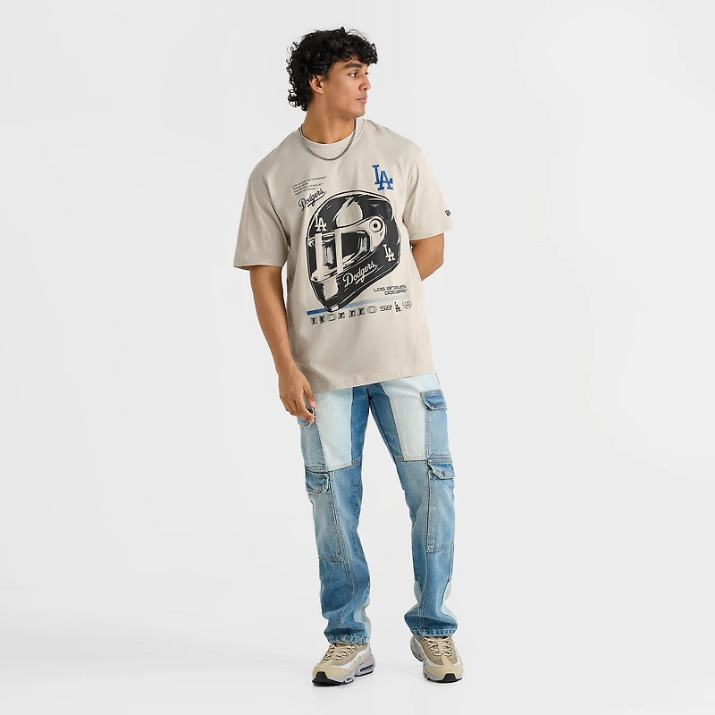 Men's New Era Los Angeles Dodgers MLB Modern Speed Helmet T-Shirt