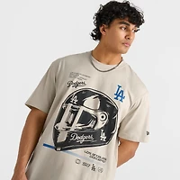 Men's New Era Los Angeles Dodgers MLB Modern Speed Helmet T-Shirt