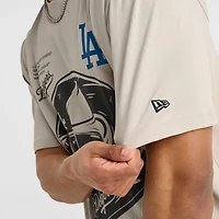 Men's New Era Los Angeles Dodgers MLB Modern Speed Helmet T-Shirt