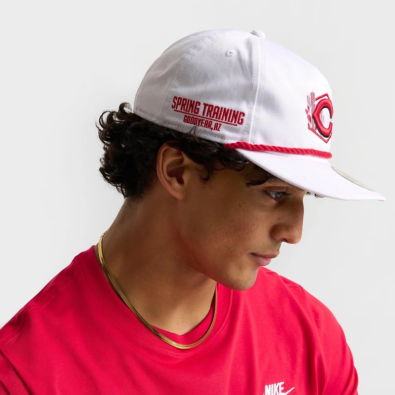 New Era Cincinnati Reds MLB The Golfer Team Text Snapback Hat