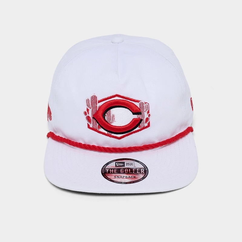 New Era Cincinnati Reds MLB The Golfer Team Text Snapback Hat