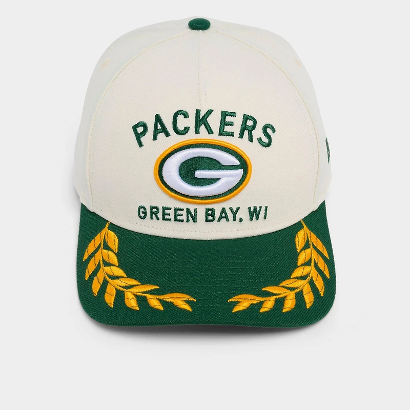 New Era Green Bay Packers NFL 2025 Draft 9FORTY M-Crown A-Frame Snapback Hat