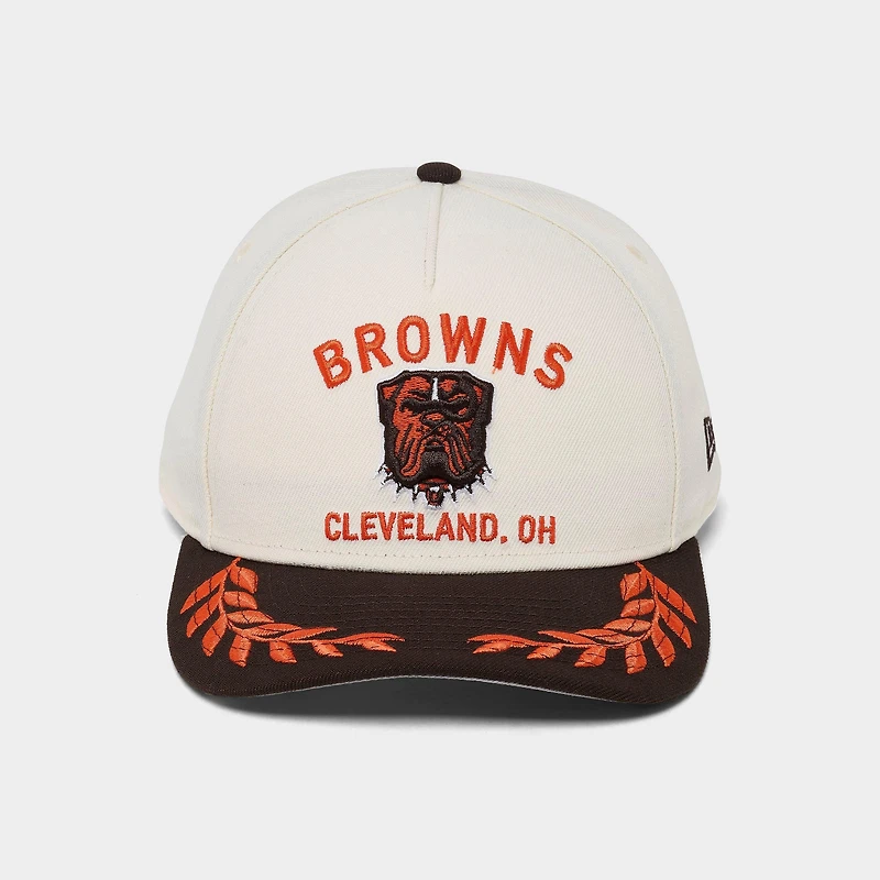 New Era Cleveland Browns NFL Draft 9FORTY M-Crown A-Frame Snapback Hat
