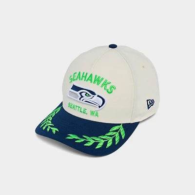 New Era Seattle Seahawks NFL 2025 Draft 9FORTY M-Crown A-Frame Snapback Hat