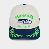 New Era Seattle Seahawks NFL 2025 Draft 9FORTY M-Crown A-Frame Snapback Hat