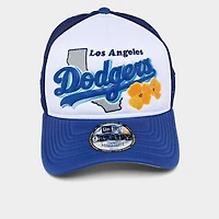 New Era Los Angeles Dodgers MLB State Flower 9FORTY A-Frame Trucker Hat