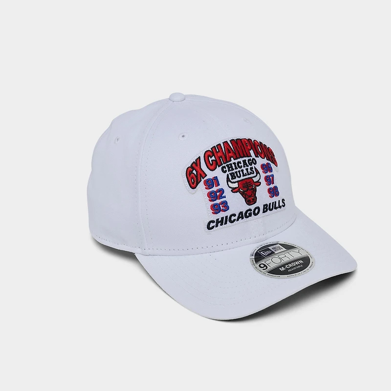 New Era Chicago Bulls NBA Six Times 9FORTY Snapback Hat