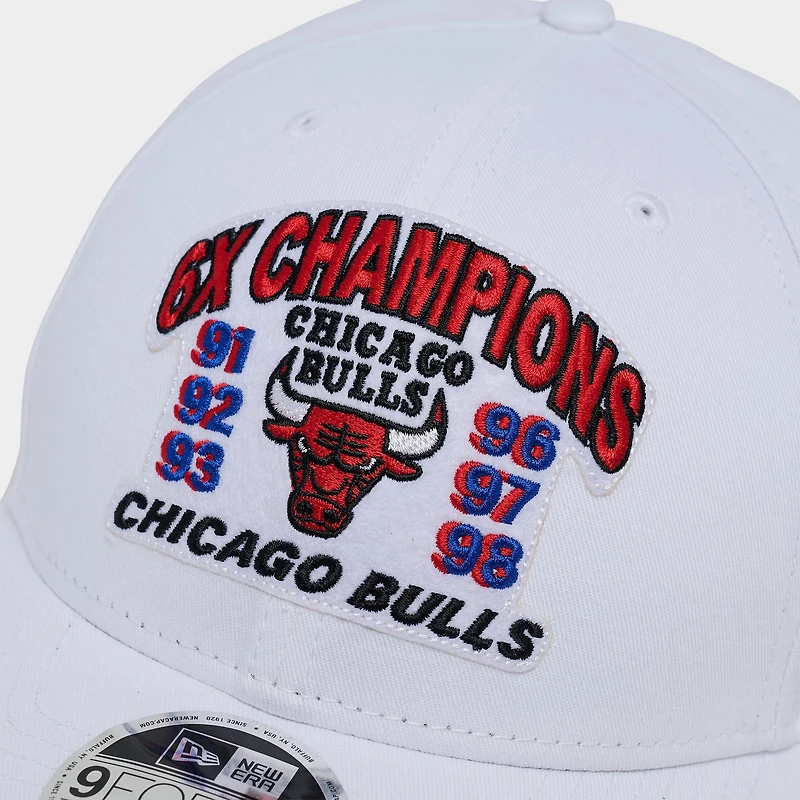 New Era Chicago Bulls NBA Six Times 9FORTY Snapback Hat