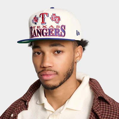 New Era Texas Rangers MLB Multi Logo 9FIFTY Snapback Hat
