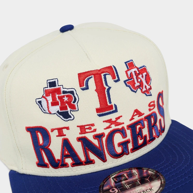 New Era Texas Rangers MLB Multi Logo 9FIFTY Snapback Hat