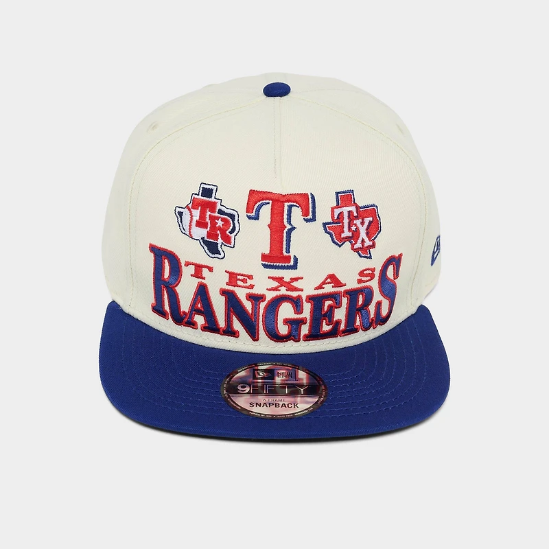New Era Texas Rangers MLB Multi Logo 9FIFTY Snapback Hat