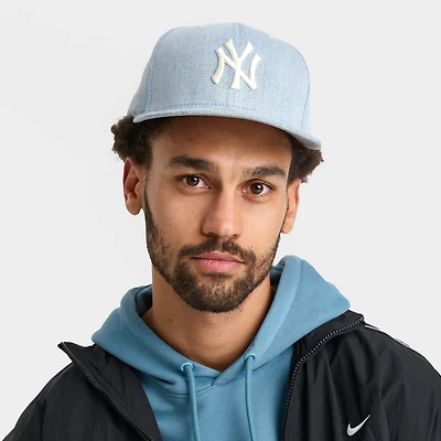 New Era York Yankees MLB 59FIFTY Denim Fitted Hat