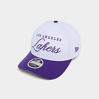 New Era Los Angeles Lakers NBA 2025 Draft 9FORTY M-Crown A-Frame Snapback Hat