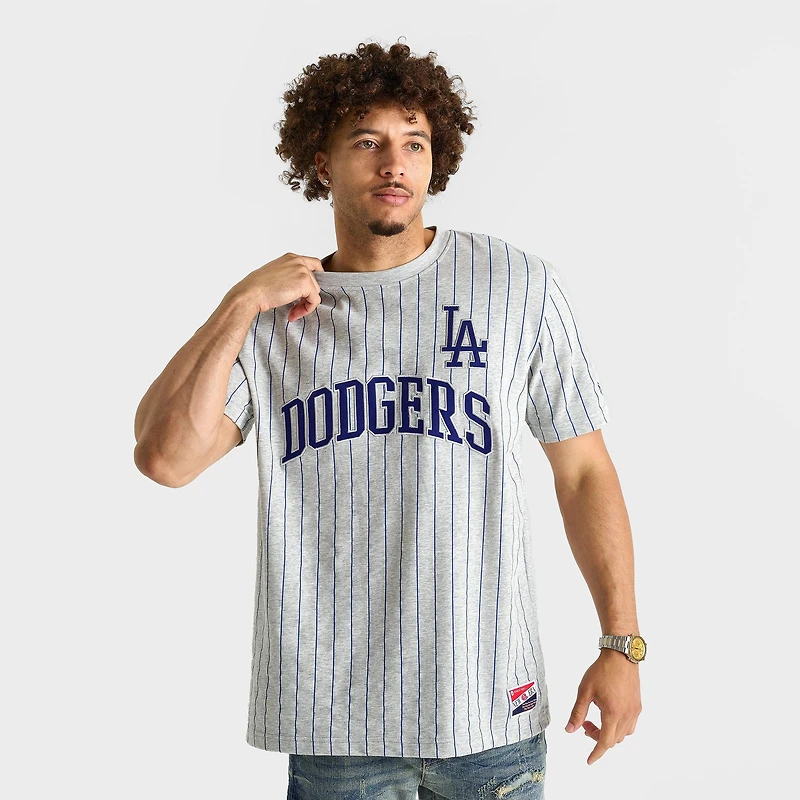 Men's New Era Los Angeles Dodgers Pinstripe T-Shirt