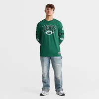 Men's New Era York Jets NFL Logo Stack Long-Sleeve Shirt