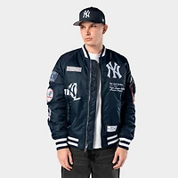 Men's New Era x Alpha Industries York Yankees MLB Reversible Bomber Jacket