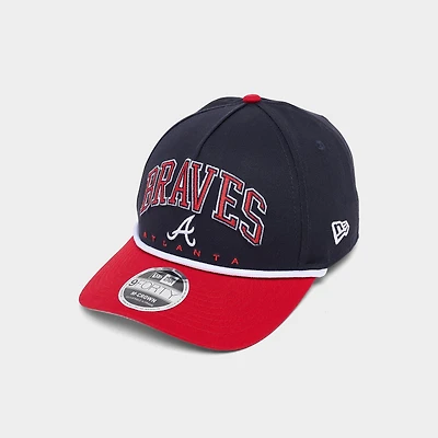 New Era Atlanta Braves MLB 9FORTY Arch Rope M-Crown A-Frame Snapback Hat