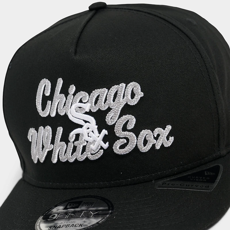 New Era Chicago White Sox MLB Chain Stitch 9FIFTY A-Frame Snapback Hat