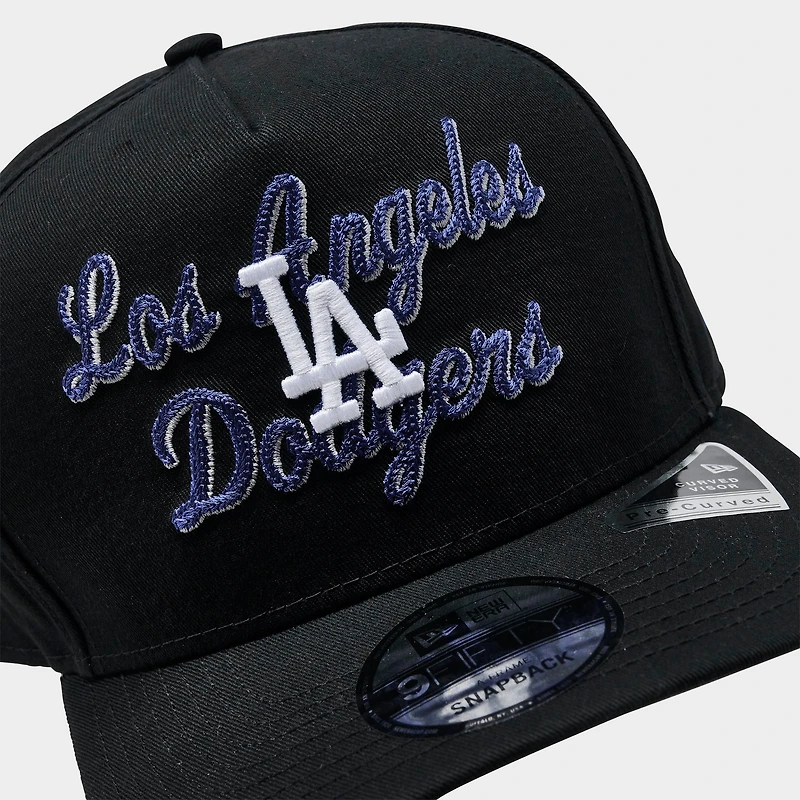 New Era Los Angeles Dodgers MLB Chain Stitch 9FIFTY A-Frame Snapback Hat