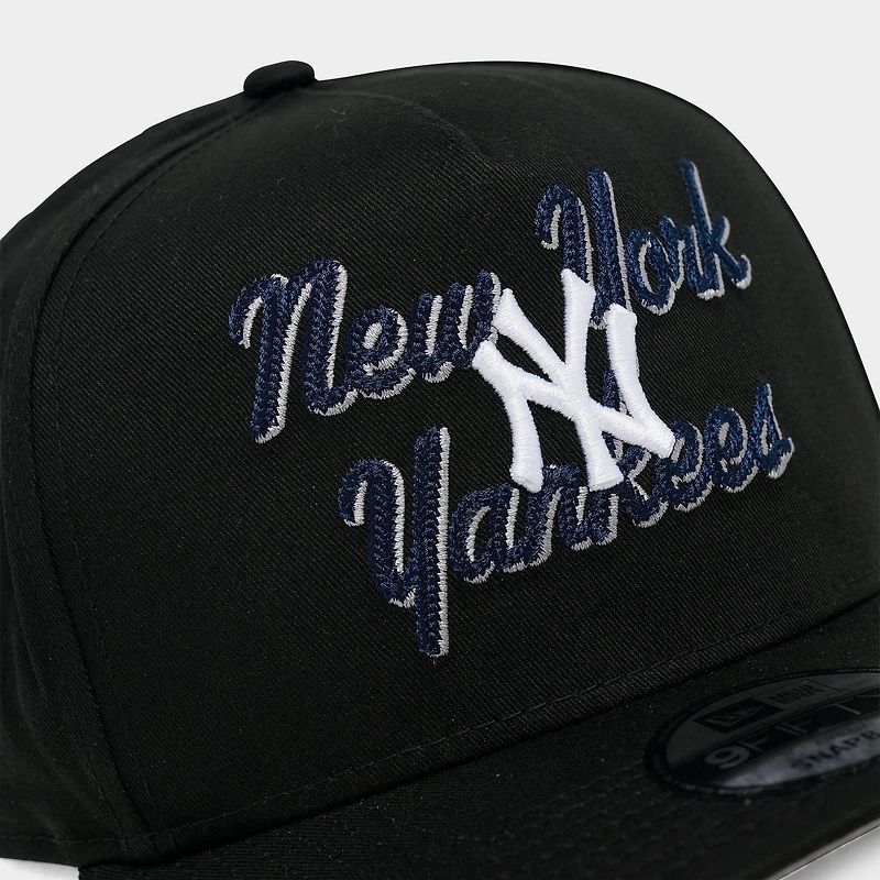 New Era New York Yankees MLB Chainstitch 9FIFTY A-FRAME Snapback Hat