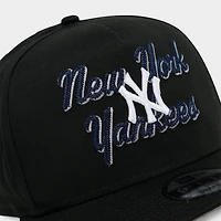 New Era New York Yankees MLB Chainstitch 9FIFTY A-FRAME Snapback Hat