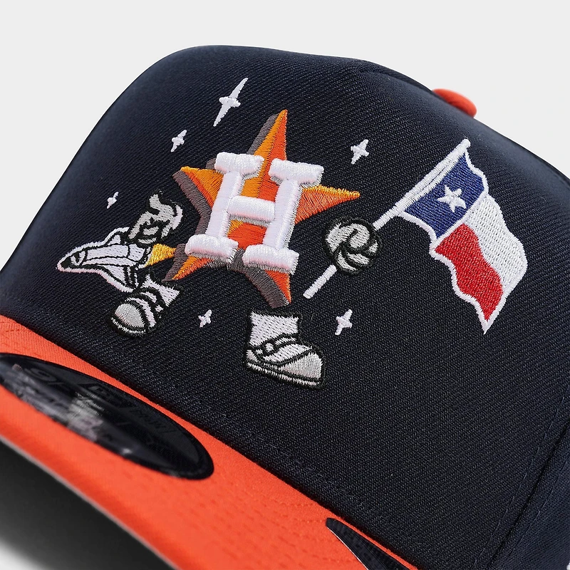 New Era Houston Astros MLB 9FIFTY A-Frame Cartoon Snapback Hat