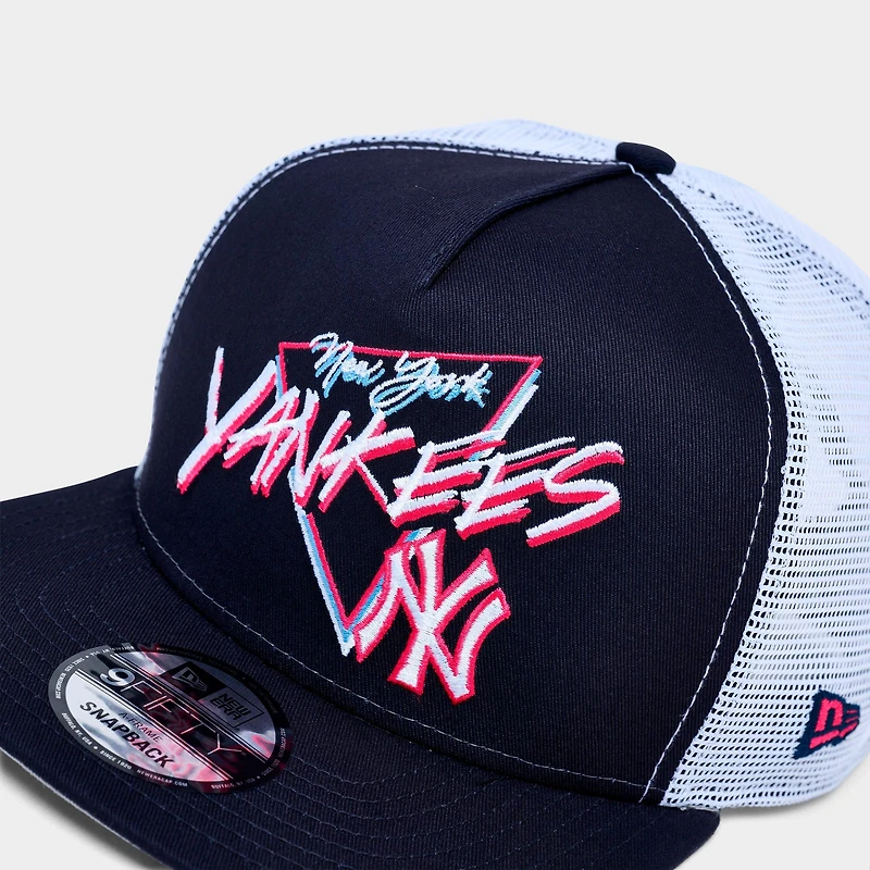 New Era New York Yankees MLB 9FIFTY A-Frame Trucker Hat