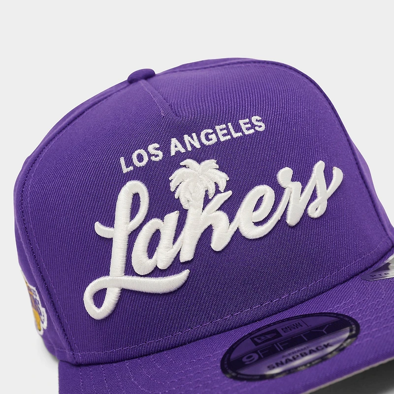 New Era Los Angeles Lakers NBA Local Play 9FIFTY A-Frame Snapback Hat