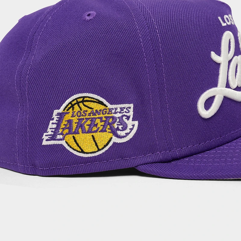 New Era Los Angeles Lakers NBA Local Play 9FIFTY A-Frame Snapback Hat