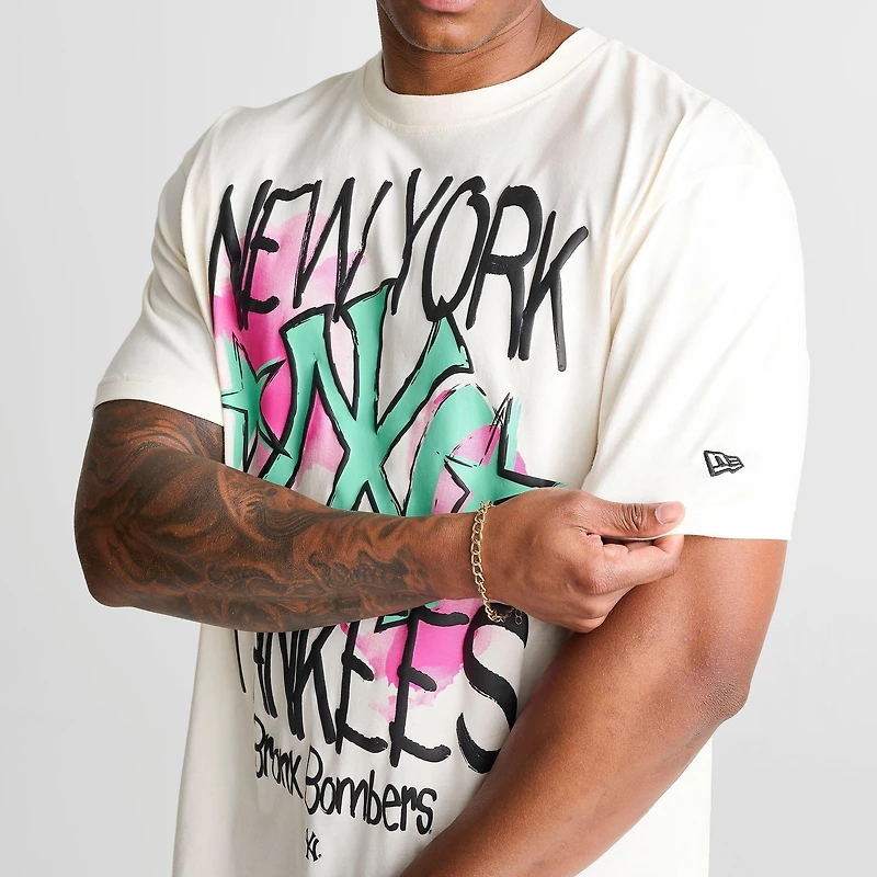 Men's New Era York Yankees MLB Graffiti Graphic T-Shirt