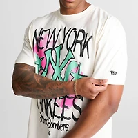 Men's New Era York Yankees MLB Graffiti Graphic T-Shirt