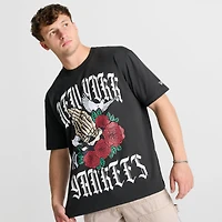 Men's New Era York Yankees MLB Roses and Doves Graphic T-Shirt