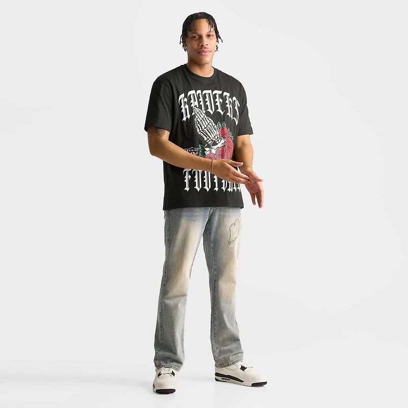 Men's New Era Las Vegas Raiders NFL Roses Graphic T-Shirt
