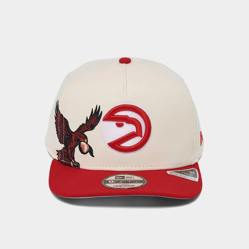 New Era Atlanta Hawks NBA Hardwood Classics 9FIFTY A-Frame Snapback Hat