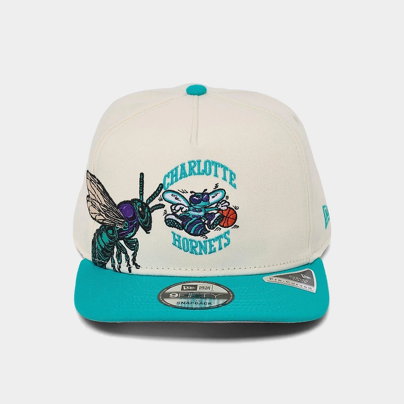 New Era Charlotte Hornets NBA Hardwood Classics 9FIFTY A-Frame Snapback Hat