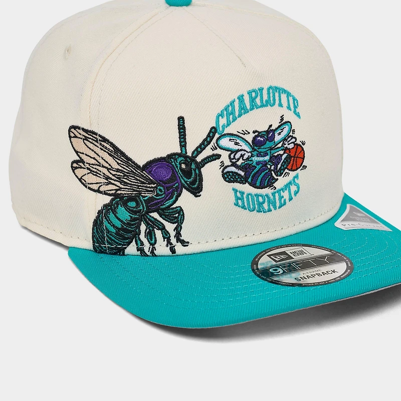 New Era Charlotte Hornets NBA Hardwood Classics 9FIFTY A-Frame Snapback Hat