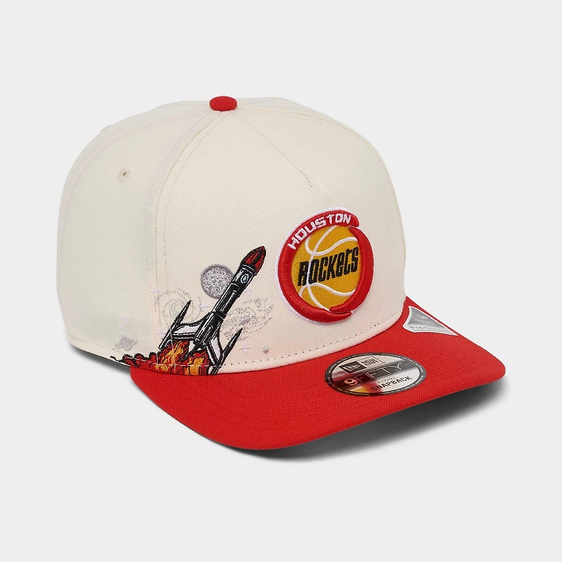 New Era Houston Rockets NBA Hardwood Classics 9FIFTY A-Frame Snapback Hat