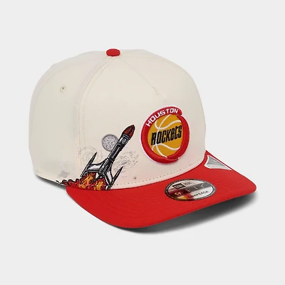 New Era Houston Rockets NBA Hardwood Classics 9FIFTY A-Frame Snapback Hat