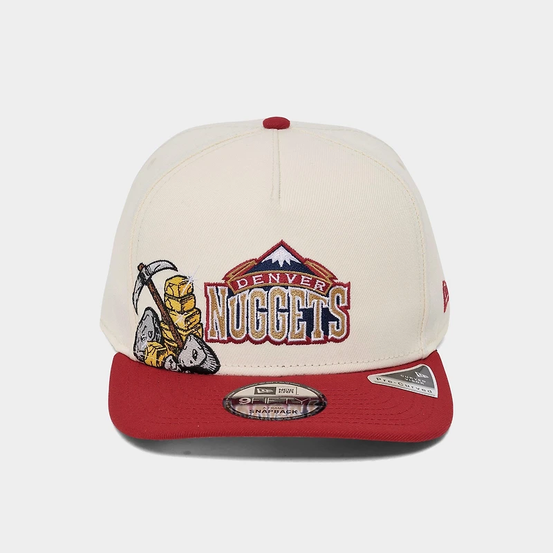 New Era Denver Nuggets NBA Hardwood Classics 9FIFTY A-Frame Snapback Hat